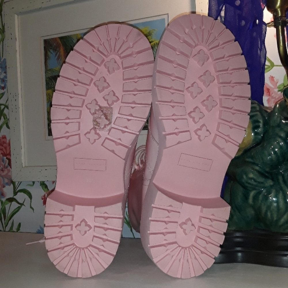 MARC JACOBS "Bristol" Light Pink Combat Boot 8.5 - Picture 7 of 8